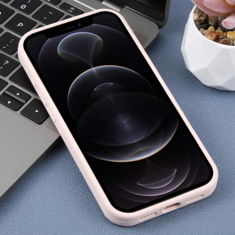 For iPhone 12 Pro Precision Hole Daisy Floral Printed Liquid Silicone Phone Case