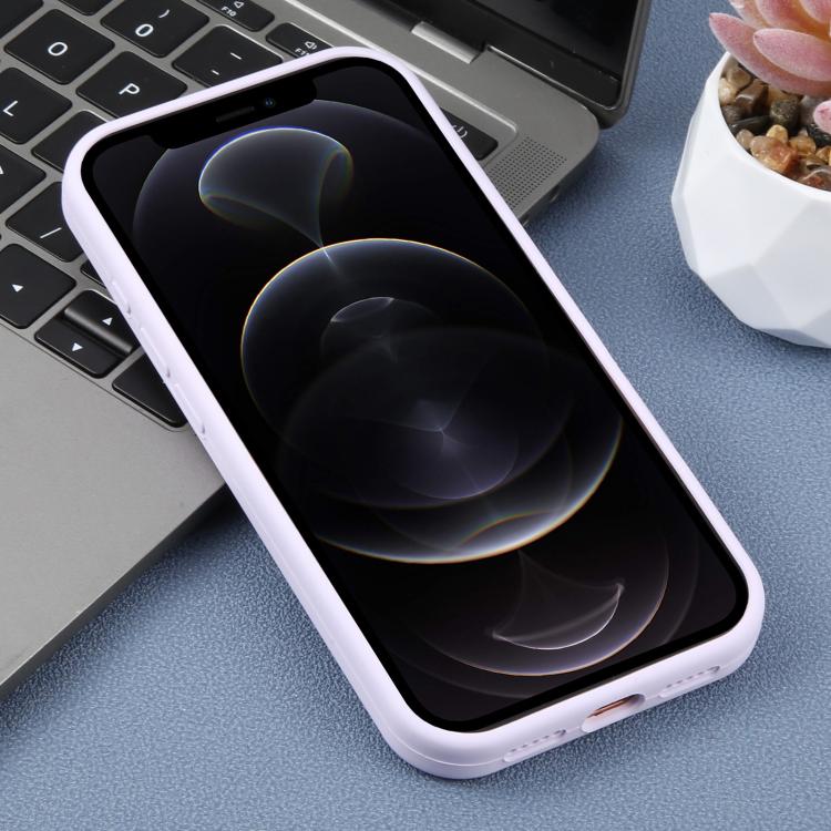 For iPhone 12 Pro Precision Hole Daisy Floral Printed Liquid Silicone Phone Case