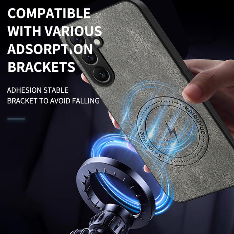 For Samsung Galaxy A15 5G WANLONFENG SD Series Nappa Texture Magnetic Phone Case
