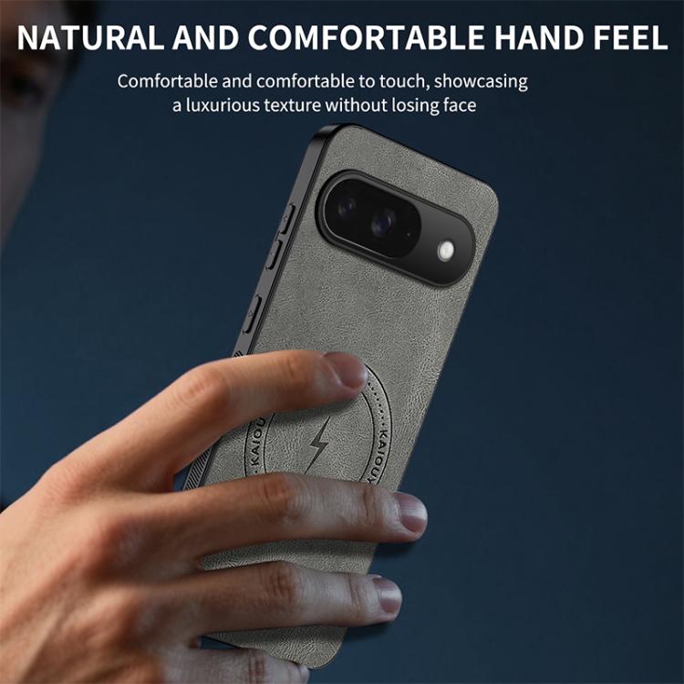 For Google Pixel 9 WANLONFENG SD Series Nappa Texture Magnetic Phone Case