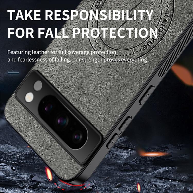 For Google Pixel 8 Pro WANLONFENG SD Series Nappa Texture Magnetic Phone Case