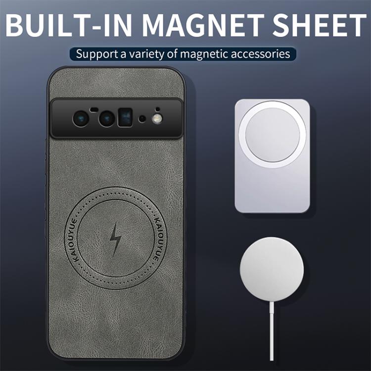For Google Pixel 6 WANLONFENG SD Series Nappa Texture Magnetic Phone Case
