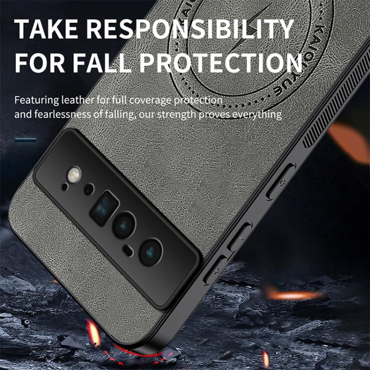 For Google Pixel 6 WANLONFENG SD Series Nappa Texture Magnetic Phone Case