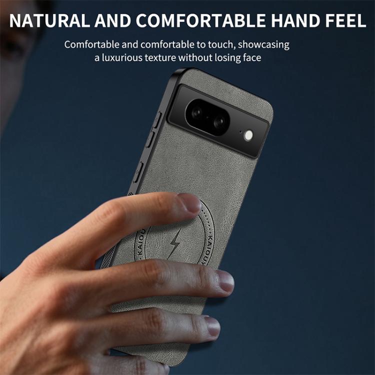 For Google Pixel 6a WANLONFENG SD Series Nappa Texture Magnetic Phone Case