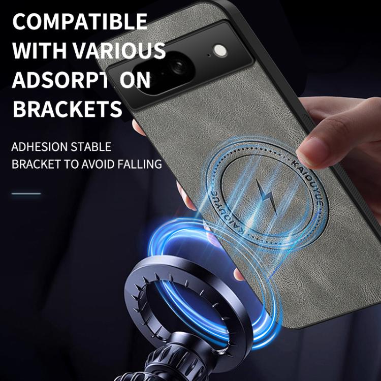 For Google Pixel 6a WANLONFENG SD Series Nappa Texture Magnetic Phone Case