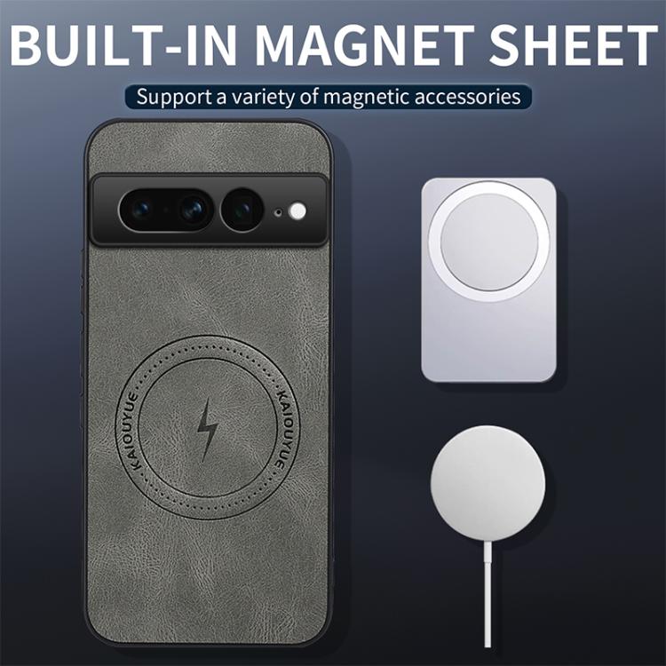 For Google Pixel 7 Pro WANLONFENG SD Series Nappa Texture Magnetic Phone Case