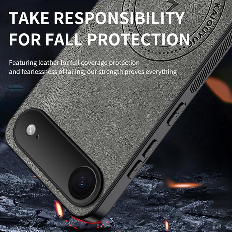 For iPhone Air WANLONFENG SD Series Nappa Texture Magnetic Phone Case
