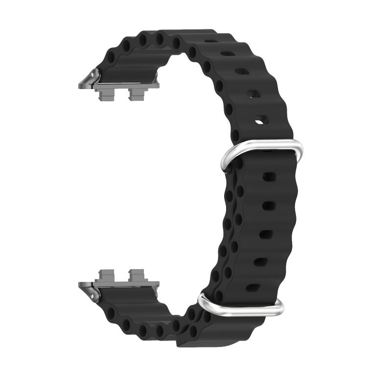 For Huawei Band 11 / Band 11 Pro MIJOBS Ocean Silicone Breathable Watch Band