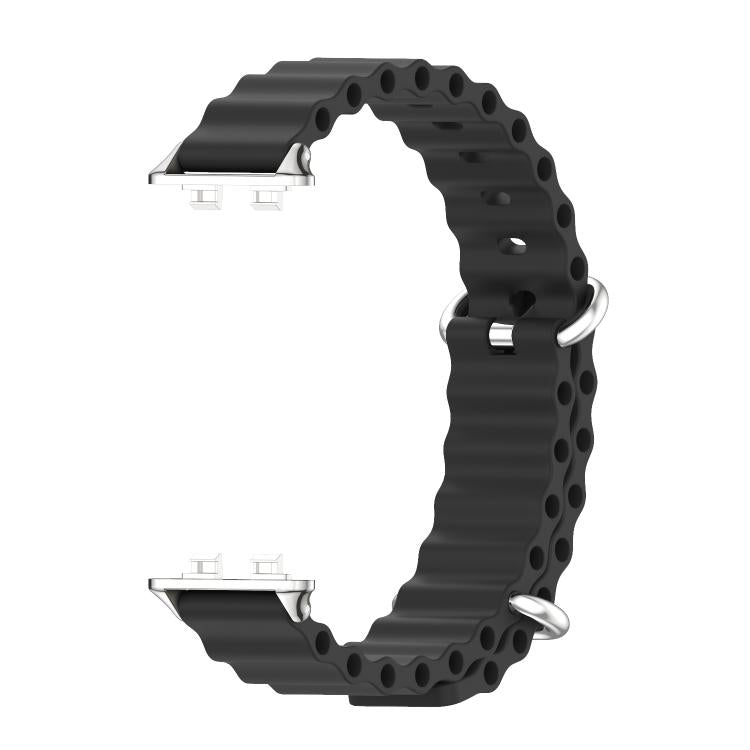 For Huawei Band 11 / Band 11 Pro MIJOBS Ocean Silicone Breathable Watch Band