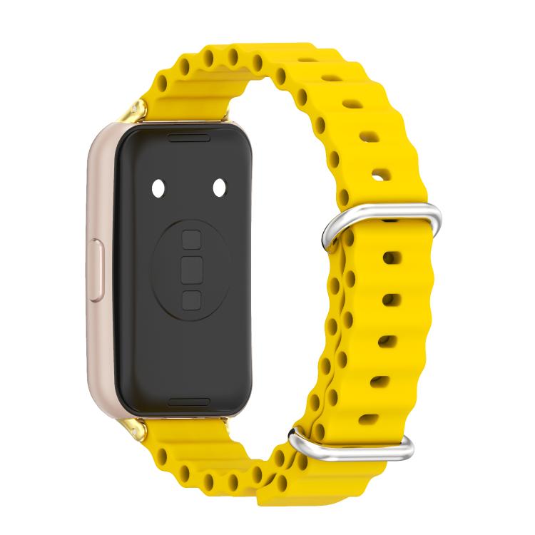 For Huawei Band 11 / Band 11 Pro MIJOBS Ocean Silicone Breathable Watch Band