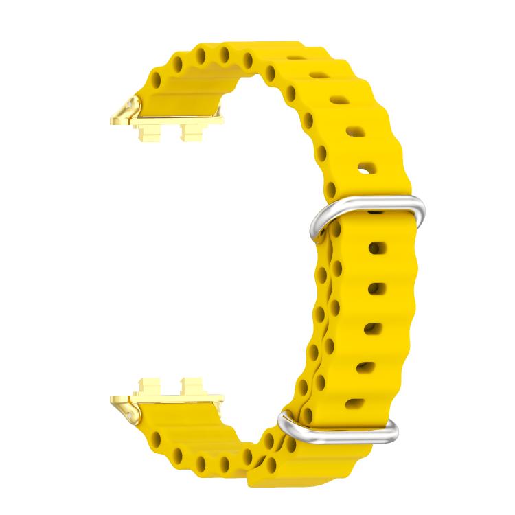 For Huawei Band 11 / Band 11 Pro MIJOBS Ocean Silicone Breathable Watch Band