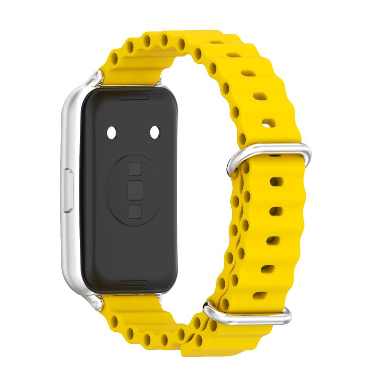 For Huawei Band 11 / Band 11 Pro MIJOBS Ocean Silicone Breathable Watch Band