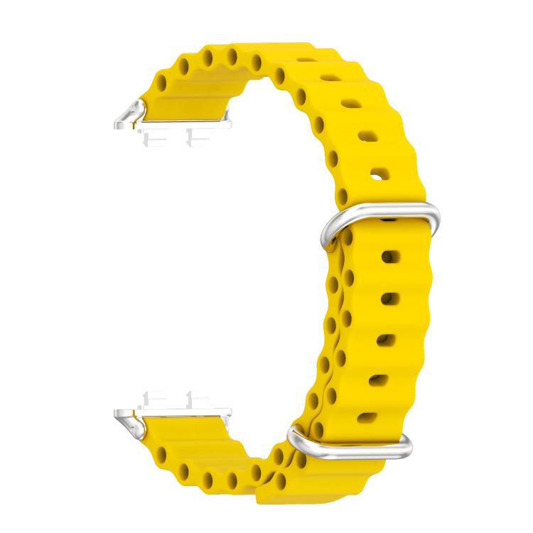 For Huawei Band 11 / Band 11 Pro MIJOBS Ocean Silicone Breathable Watch Band
