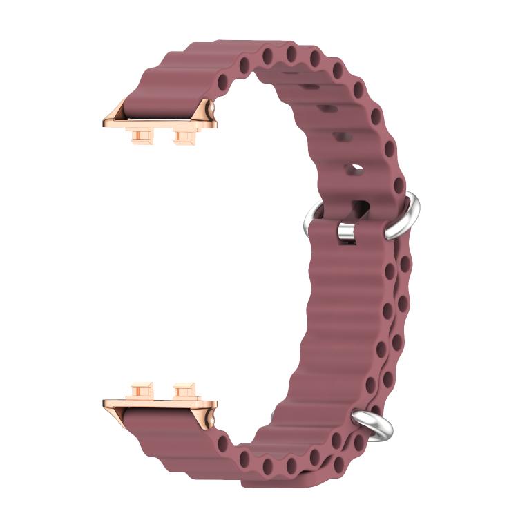 For Huawei Band 11 / Band 11 Pro MIJOBS Ocean Silicone Breathable Watch Band
