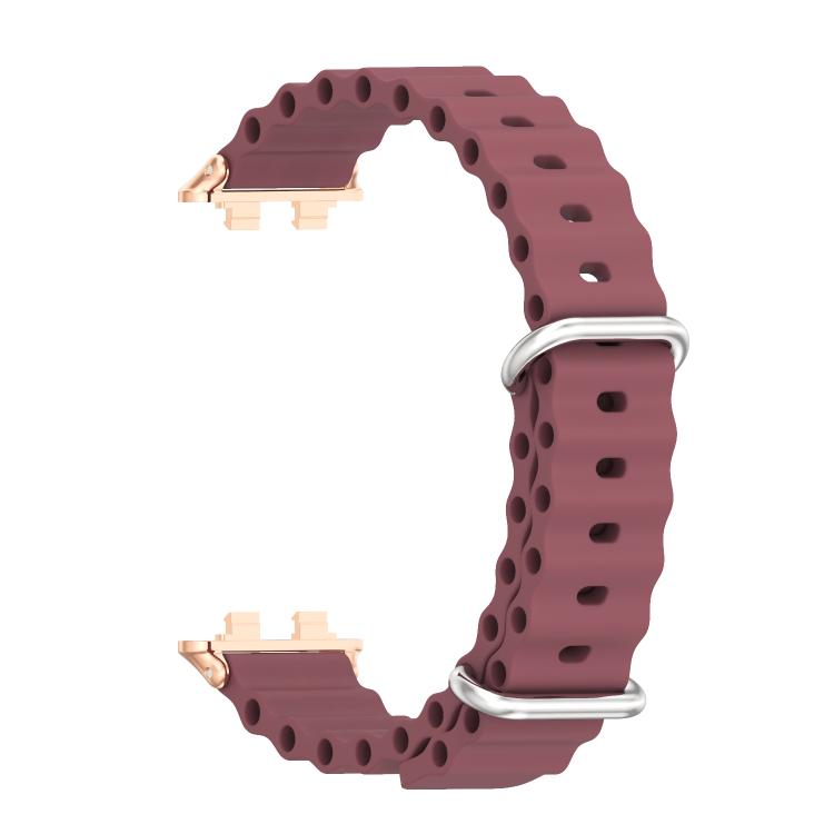 For Huawei Band 11 / Band 11 Pro MIJOBS Ocean Silicone Breathable Watch Band