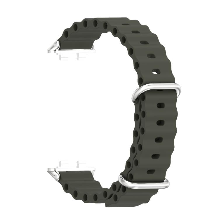 For Huawei Band 11 / Band 11 Pro MIJOBS Ocean Silicone Breathable Watch Band