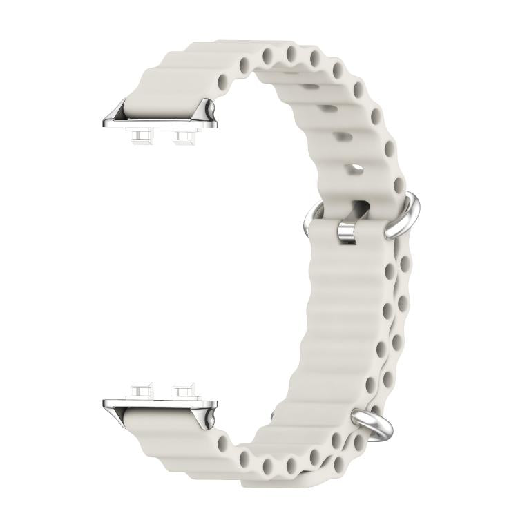 For Huawei Band 11 / Band 11 Pro MIJOBS Ocean Silicone Breathable Watch Band