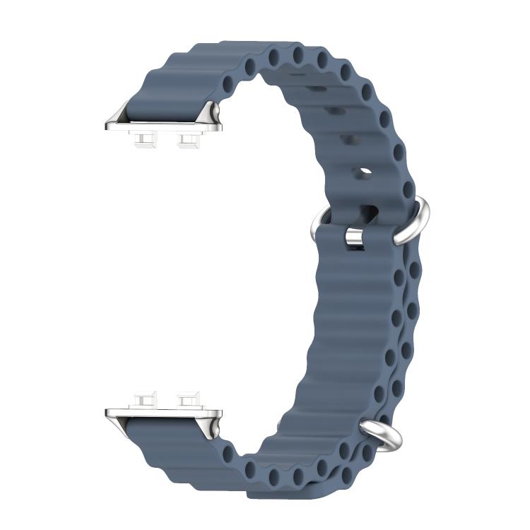 For Huawei Band 11 / Band 11 Pro MIJOBS Ocean Silicone Breathable Watch Band