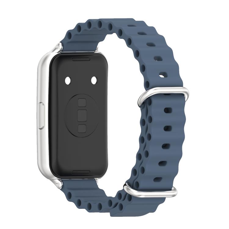 For Huawei Band 11 / Band 11 Pro MIJOBS Ocean Silicone Breathable Watch Band