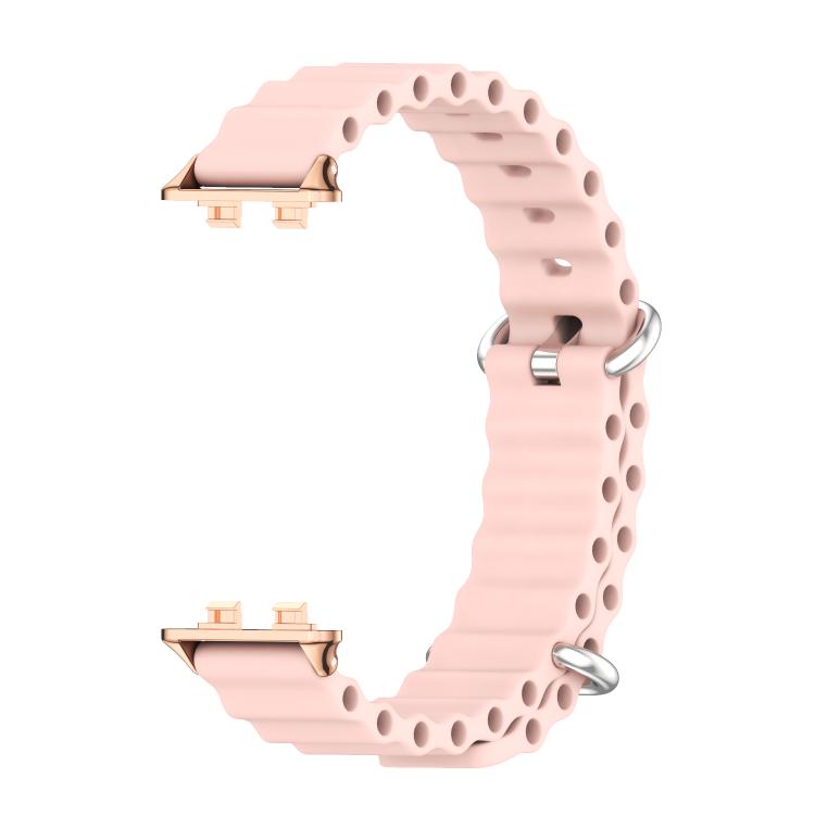 For Huawei Band 11 / Band 11 Pro MIJOBS Ocean Silicone Breathable Watch Band