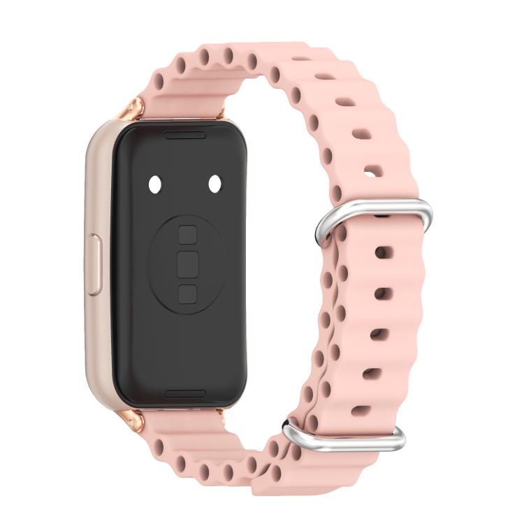 For Huawei Band 11 / Band 11 Pro MIJOBS Ocean Silicone Breathable Watch Band