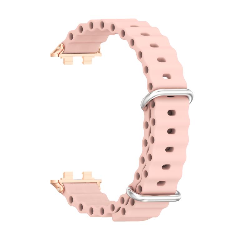 For Huawei Band 11 / Band 11 Pro MIJOBS Ocean Silicone Breathable Watch Band