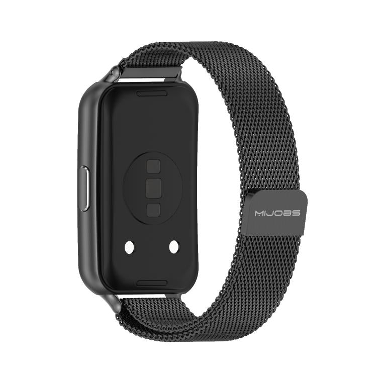 For Huawei Band 11 / Band 11 Pro MIJOBS Milanese Magnetic Stainless Steel Watch Band