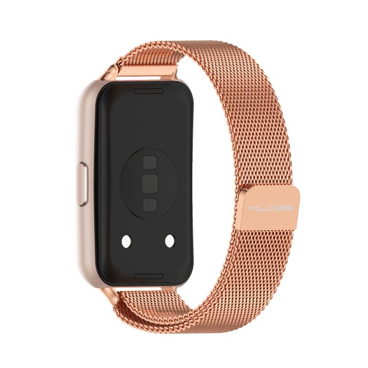 For Huawei Band 11 / Band 11 Pro MIJOBS Milanese Magnetic Stainless Steel Watch Band