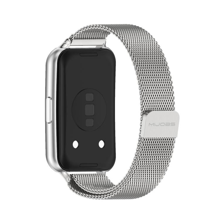 For Huawei Band 11 / Band 11 Pro MIJOBS Milanese Magnetic Stainless Steel Watch Band