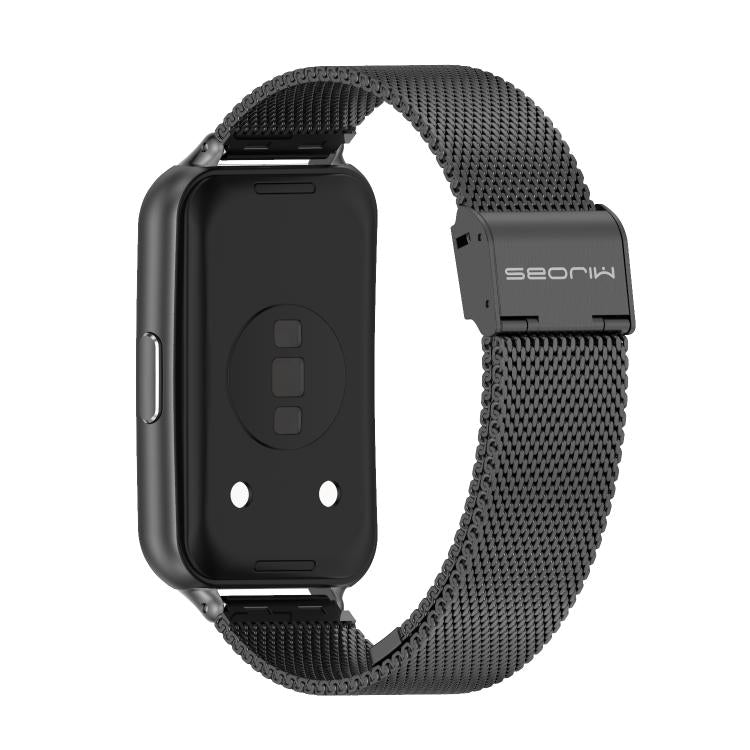 For Huawei Band 11 / Band 11 Pro MIJOBS Milanese Buckle Stainless Steel Watch Band