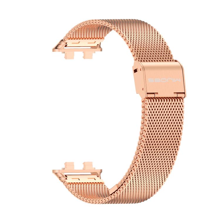 For Huawei Band 11 / Band 11 Pro MIJOBS Milanese Buckle Stainless Steel Watch Band