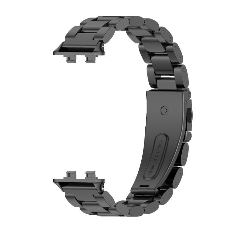 For Huawei Band 11 / Band 11 Pro MIJOBS Three Beads Stainless Steel Watch Band