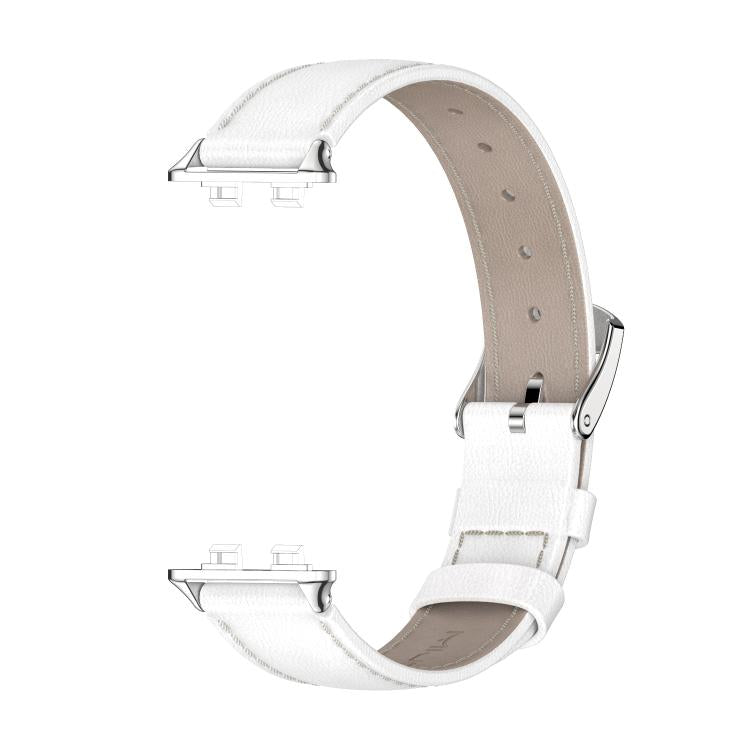 For Huawei Band 11 / Band 11 Pro MIJOBS Top Grain Cowhide Watch Band