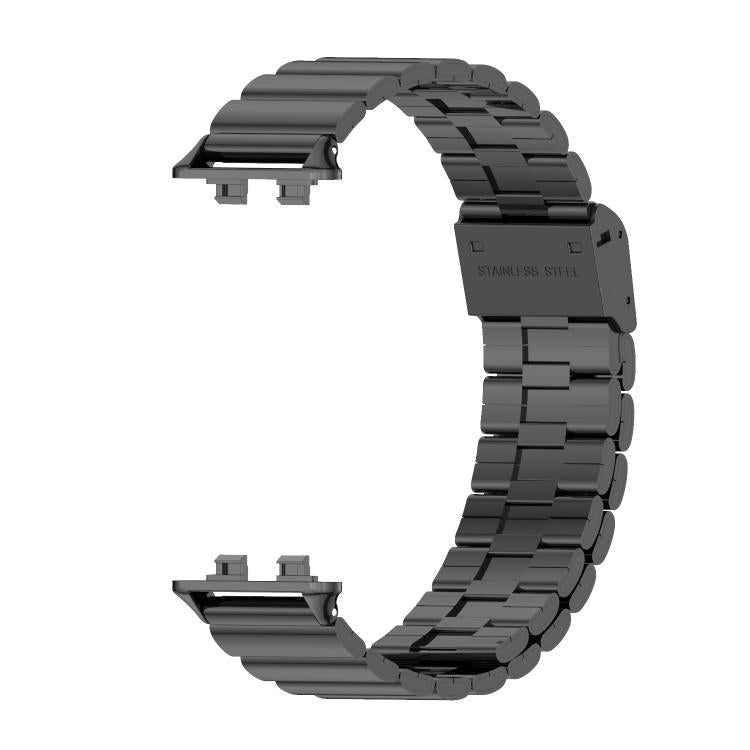 For Huawei Band 11 / Band 11 Pro MIJOBS Bamboo-Link Buckle Stainless Steel Watch Band