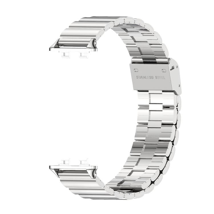 For Huawei Band 11 / Band 11 Pro MIJOBS Bamboo-Link Buckle Stainless Steel Watch Band
