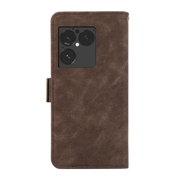For Sony Xperia 1 VIII ABEEL Frosted Magnetic RFID Leather Phone Case