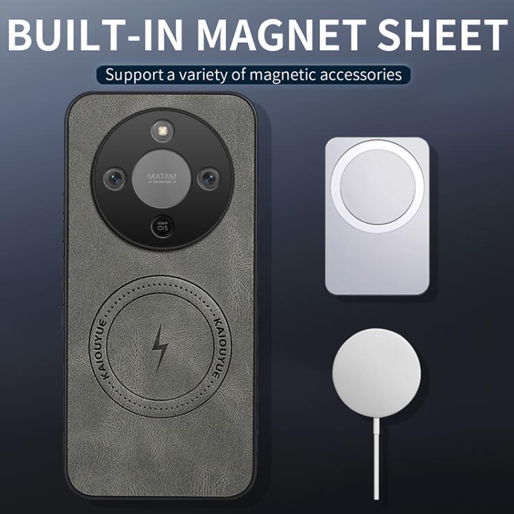 For Honor Magic8 Lite 5G / X9d 5G WANLONFENG SD Series Nappa Texture Magnetic Phone Case