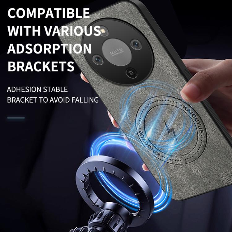 For Honor Magic8 Lite 5G / X9d 5G WANLONFENG SD Series Nappa Texture Magnetic Phone Case