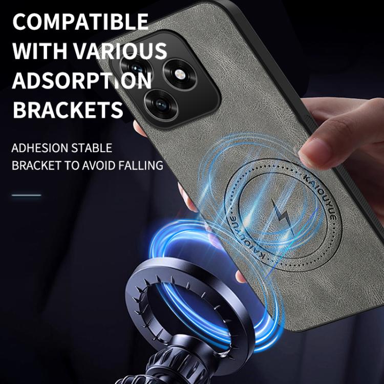 For Honor X5c 4G / X5c Plus 4G WANLONFENG SD Series Nappa Texture Magnetic Phone Case