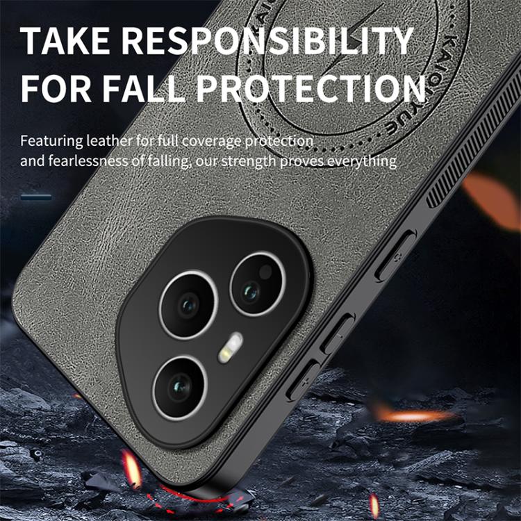 For Honor 400 Pro Global 160.8mm WANLONFENG SD Series Nappa Texture Magnetic Phone Case