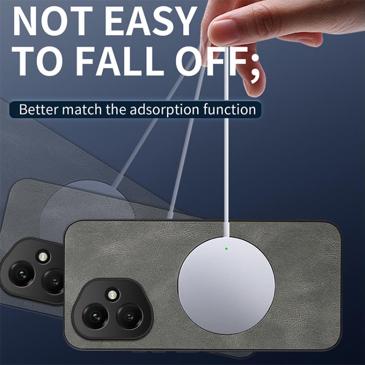 For Honor 400 Global 156.5mm WANLONFENG SD Series Nappa Texture Magnetic Phone Case