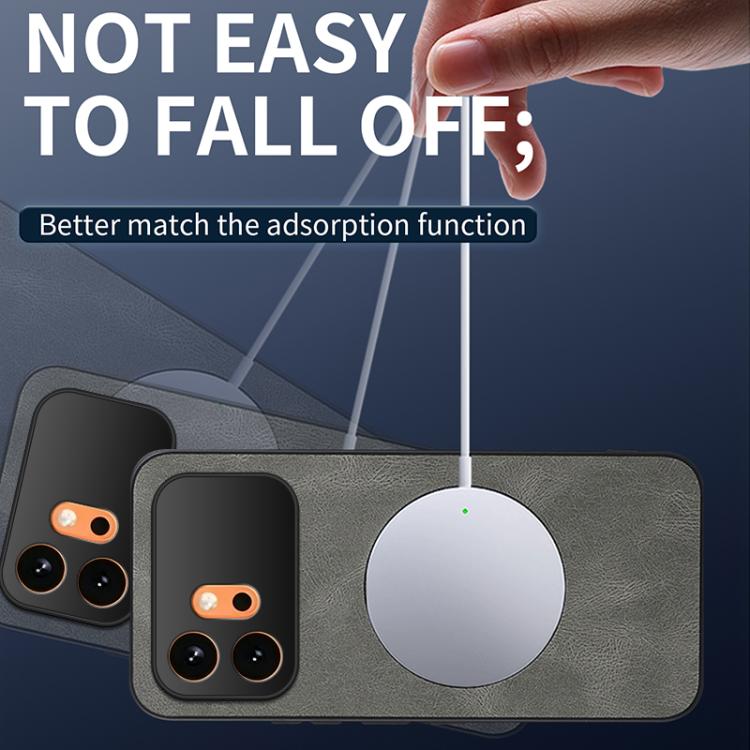 For Honor 600 Global WANLONFENG SD Series Nappa Texture Magnetic Phone Case