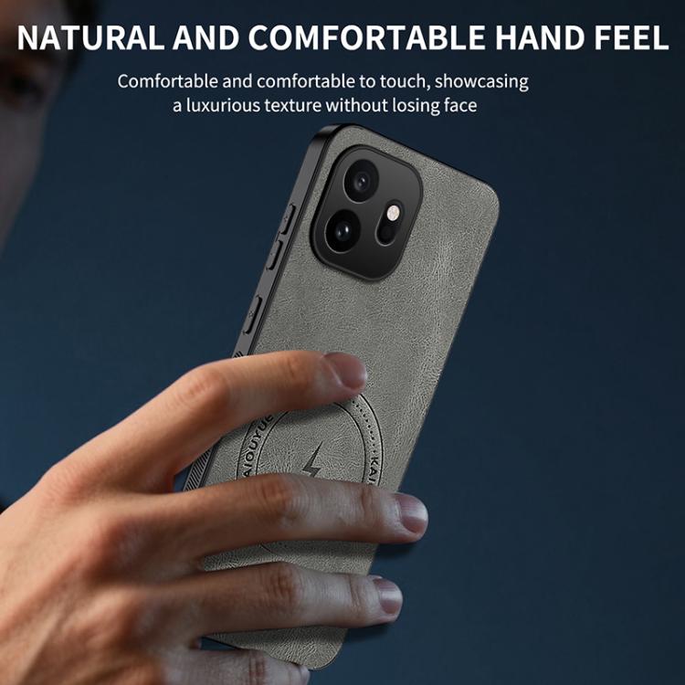 For OnePlus 15T 5G WANLONFENG SD Series Nappa Texture Magnetic Phone Case