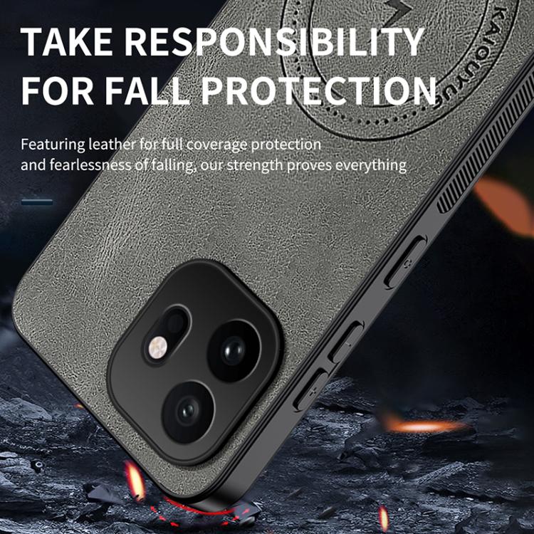 For OnePlus 15T 5G WANLONFENG SD Series Nappa Texture Magnetic Phone Case