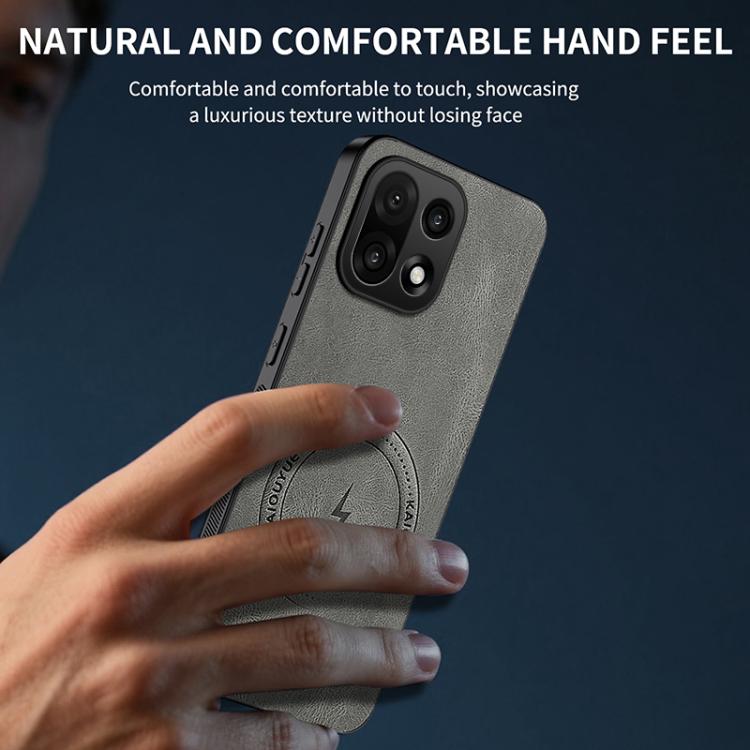 For OnePlus 15 5G WANLONFENG SD Series Nappa Texture Magnetic Phone Case