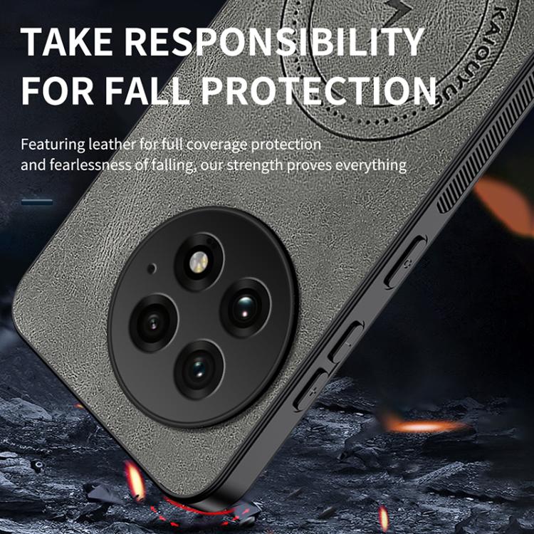 For OnePlus 13 WANLONFENG SD Series Nappa Texture Magnetic Phone Case