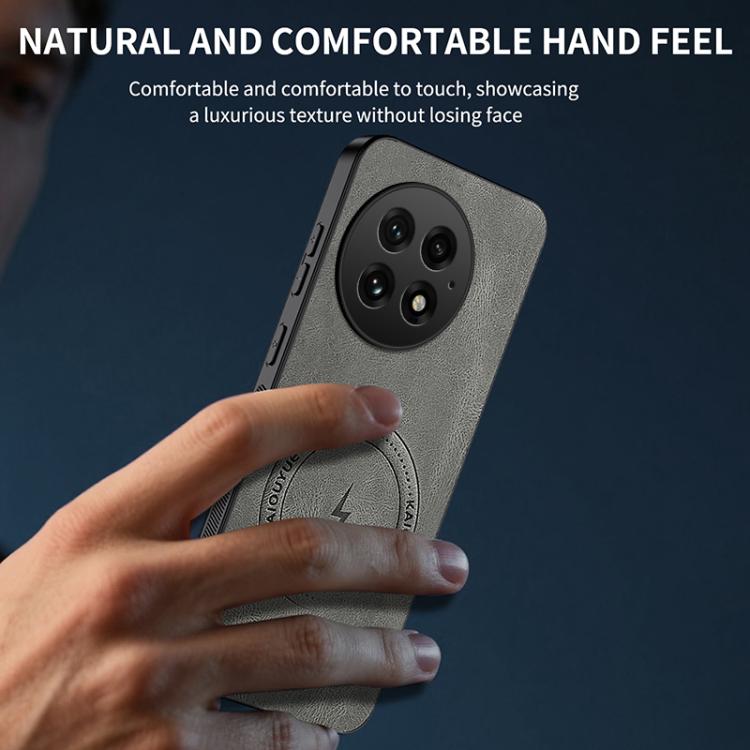 For OnePlus 13 WANLONFENG SD Series Nappa Texture Magnetic Phone Case