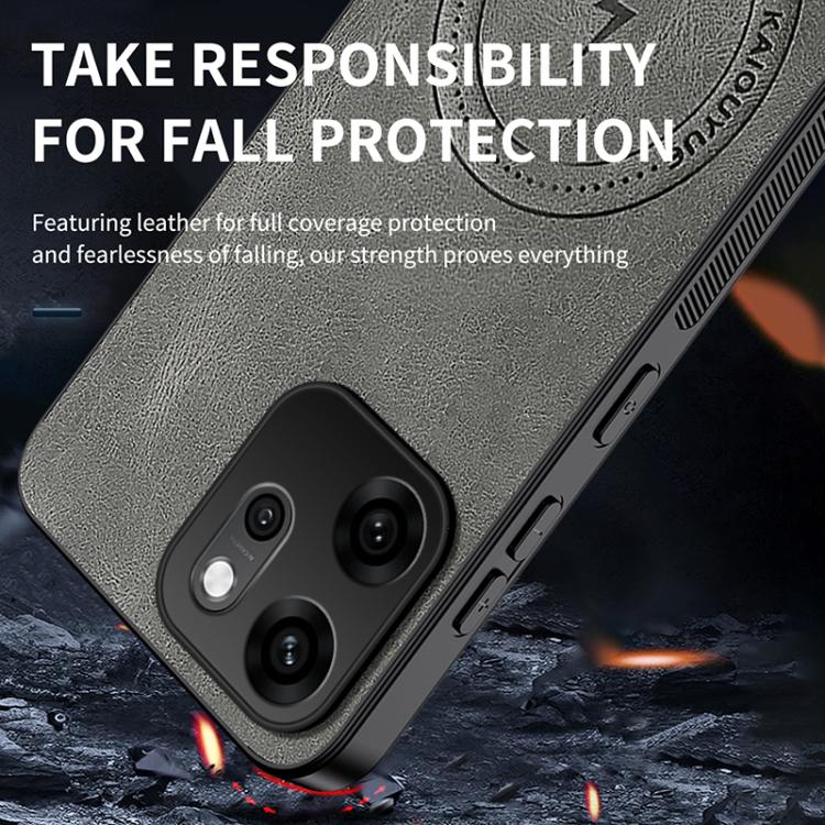 For OPPO Reno15 Pro Max 5G Global WANLONFENG SD Series Nappa Texture Magnetic Phone Case