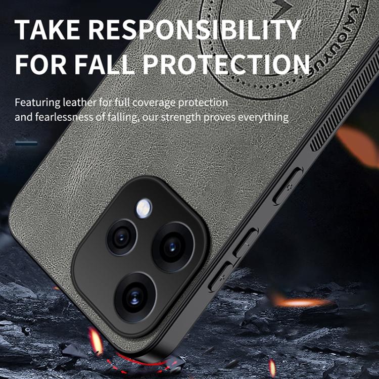For OPPO Reno15 5G Global WANLONFENG SD Series Nappa Texture Magnetic Phone Case