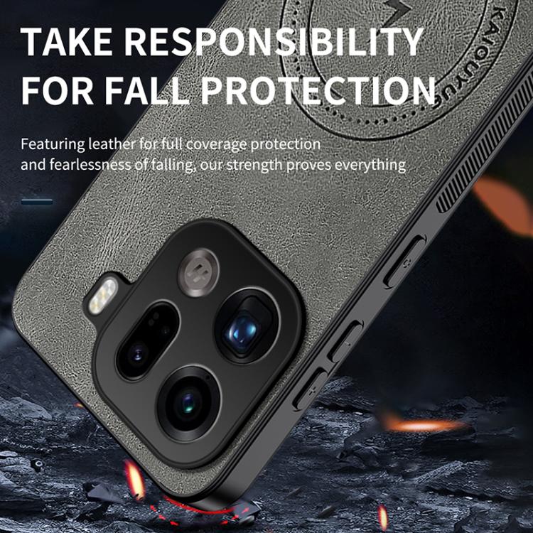 For OPPO Find X9 Pro 5G WANLONFENG SD Series Nappa Texture Magnetic Phone Case